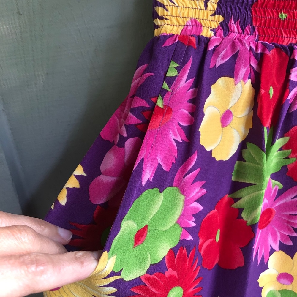 Vintage SILK SHORTS Marisa Christina Collection size medium 100% silk - Picture 6 of 7